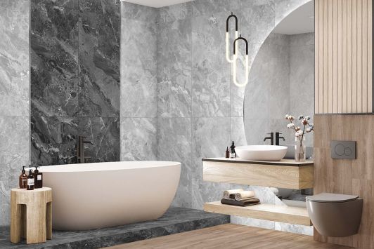 Greiny от Delacora – фото кафеля из коллекции и цена в каталоге «Эмарти