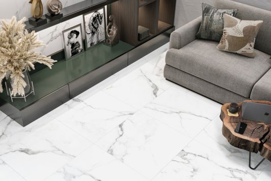 Calacatta Lincoln 600*600 от Delacora – фото кафеля из коллекции и цена в каталоге «Эмарти