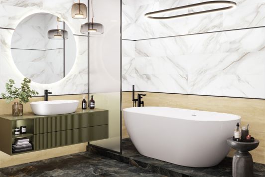 Calacatta Andrea 300*600 от Delacora – фото кафеля из коллекции и цена в каталоге «Эмарти